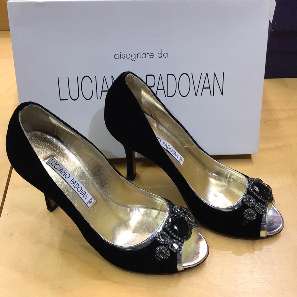 Luciano Padovan Velvet Heel